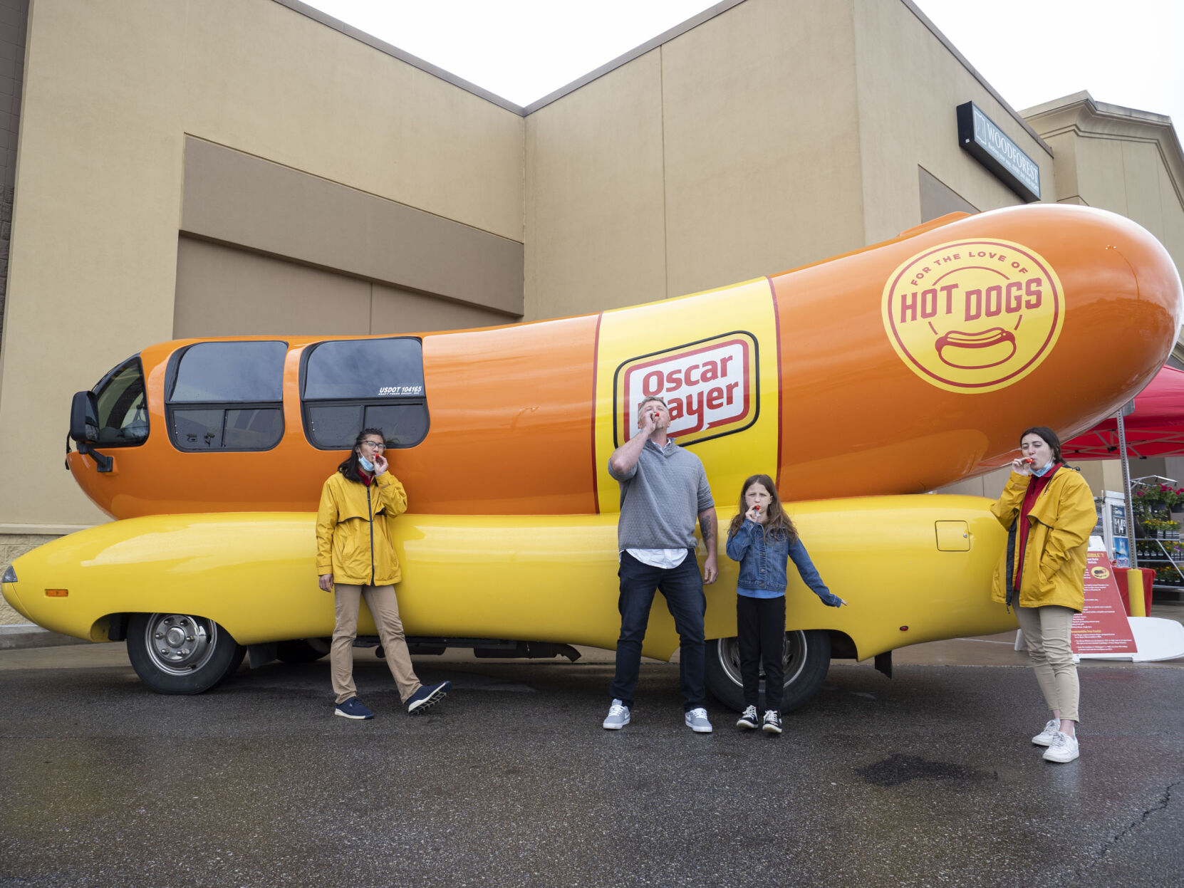 The Wienermobile arrives into Elkhart County